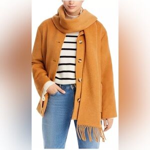 AQUA
Scarf Collar Coat